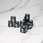 Dark Emulsion 10d6 - DnD Dice Set | Acrylic RPG Gaming Dice - Collectors World Toys