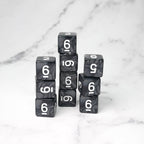 Dark Emulsion 10d6 - DnD Dice Set | Acrylic RPG Gaming Dice - Collectors World Toys
