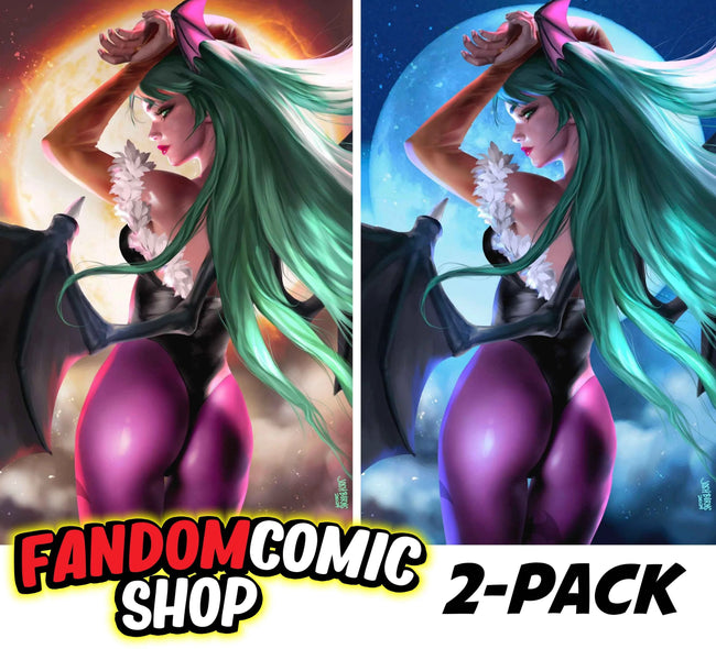 DARKSTALKERS #1 ~ 20TH ANNIVERSARY (JOSH BURNS EXCLUSIVE VIRGIN VARIANT A & B SET)(2024) Hover Image