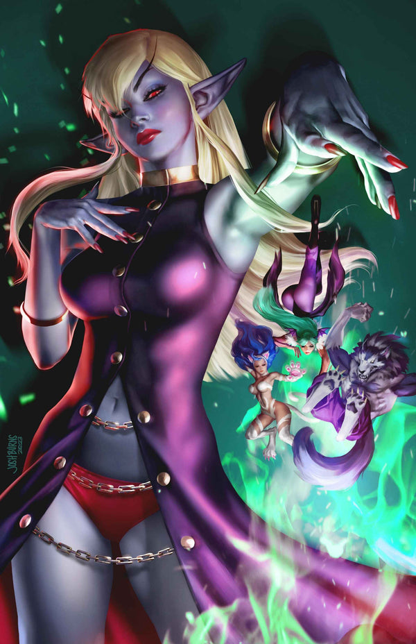 DARKSTALKERS: JEDAH #1 (JOSH BURNS EXCLUSIVE VIRGIN VARIANT A & B SET)(2024)