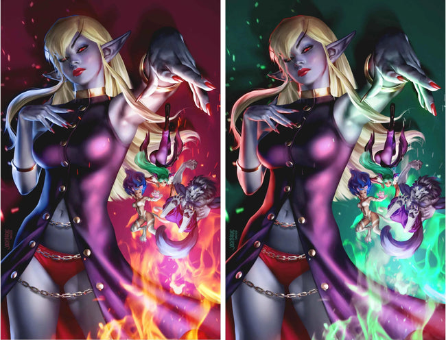 DARKSTALKERS: JEDAH #1 (JOSH BURNS EXCLUSIVE VIRGIN VARIANT A & B SET)(2024) Main Image