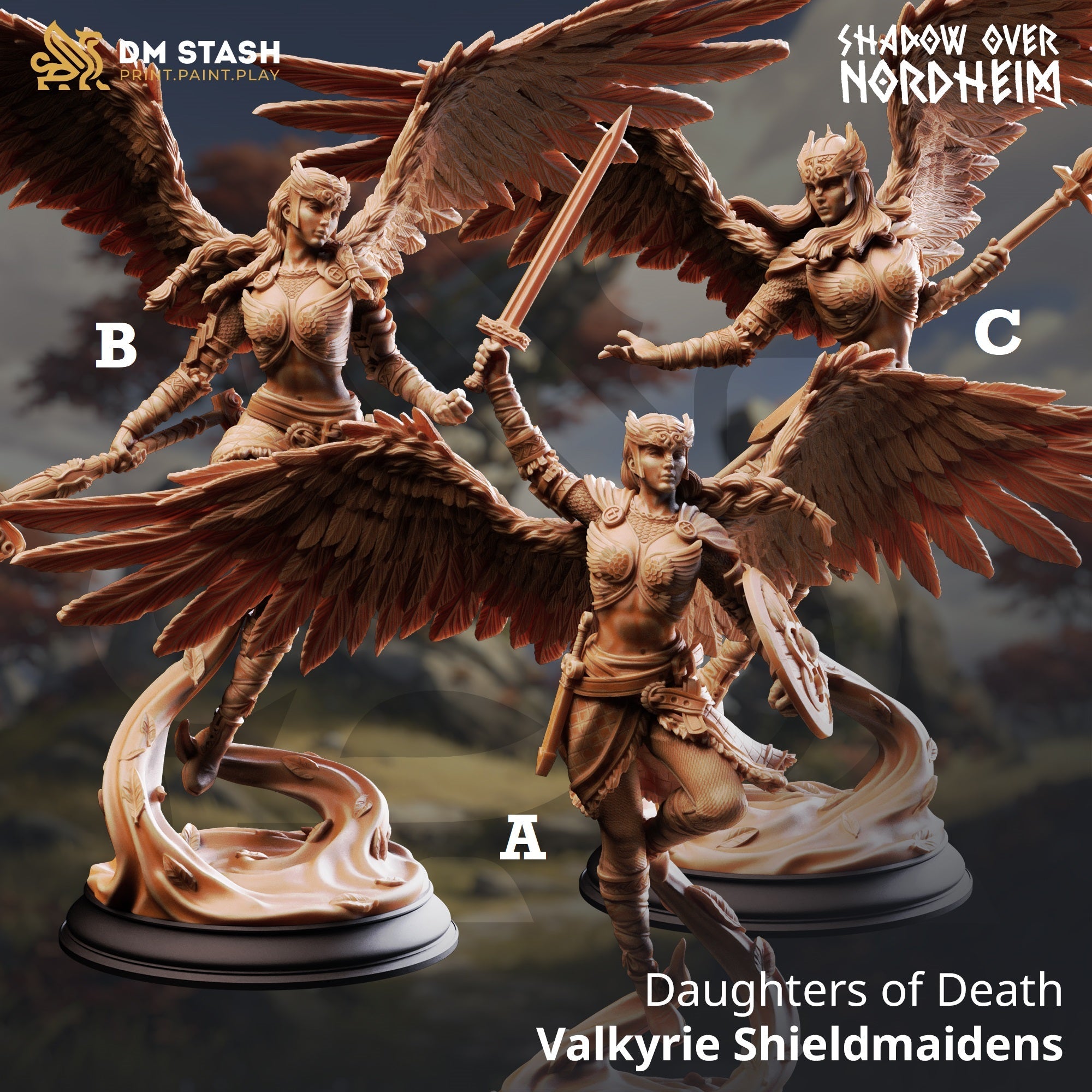 Daughters of Death, Valkyrie Shieldmaidens (Female Angel Warriors) Main image
