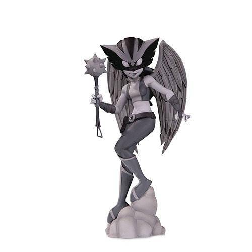DC Artists' Alley Black & White Hawkgirl by Chrissie Zullo PVC Figure Main image