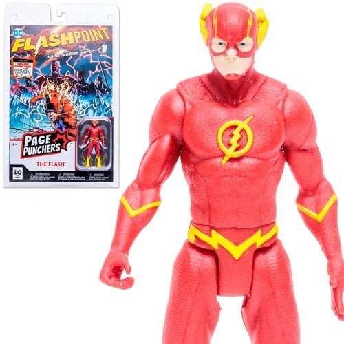 DC Direct Page Punchers 3-Inch Scale Action Figure with Comic Book - Select Figure(s) The Flash