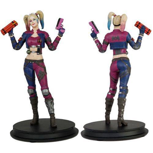 DC Injustice Harley Quinn Pink Costume Deluxe Statue - PX Hover Image