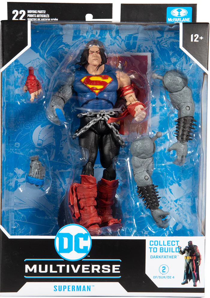 DC Multiverse Comic Series 7 Inch Action Figure BAF Darkfather - Death Metal Superman Main image