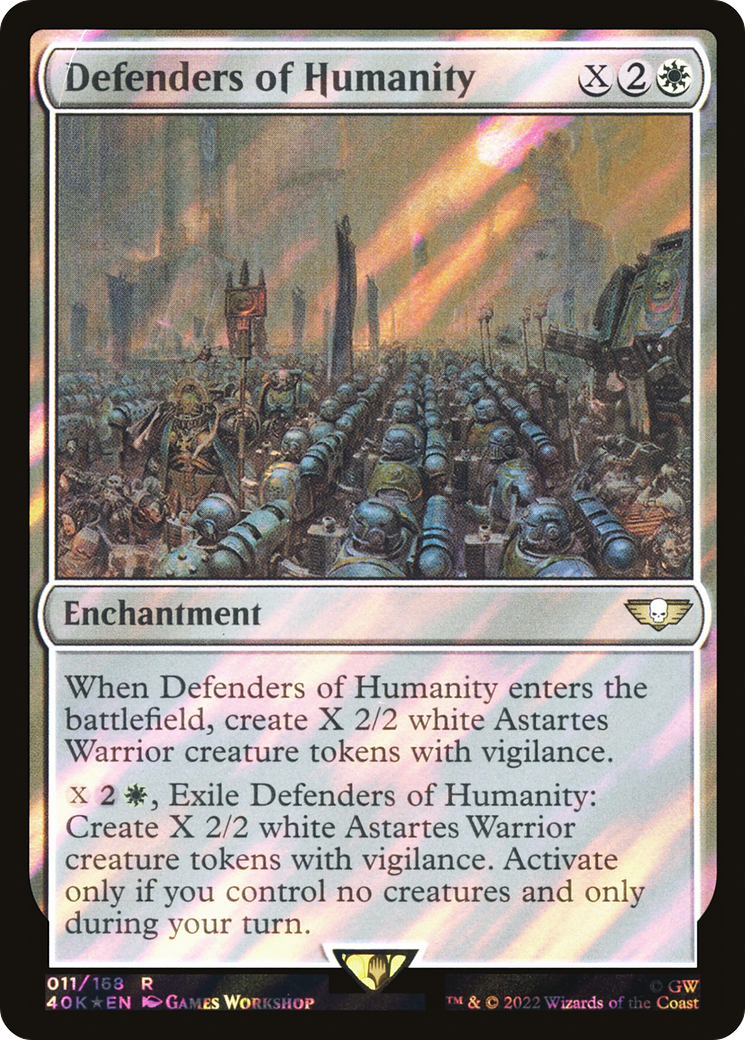 Defenders of Humanity (40K-11★) - Warhammer 40,000 Commander Foil