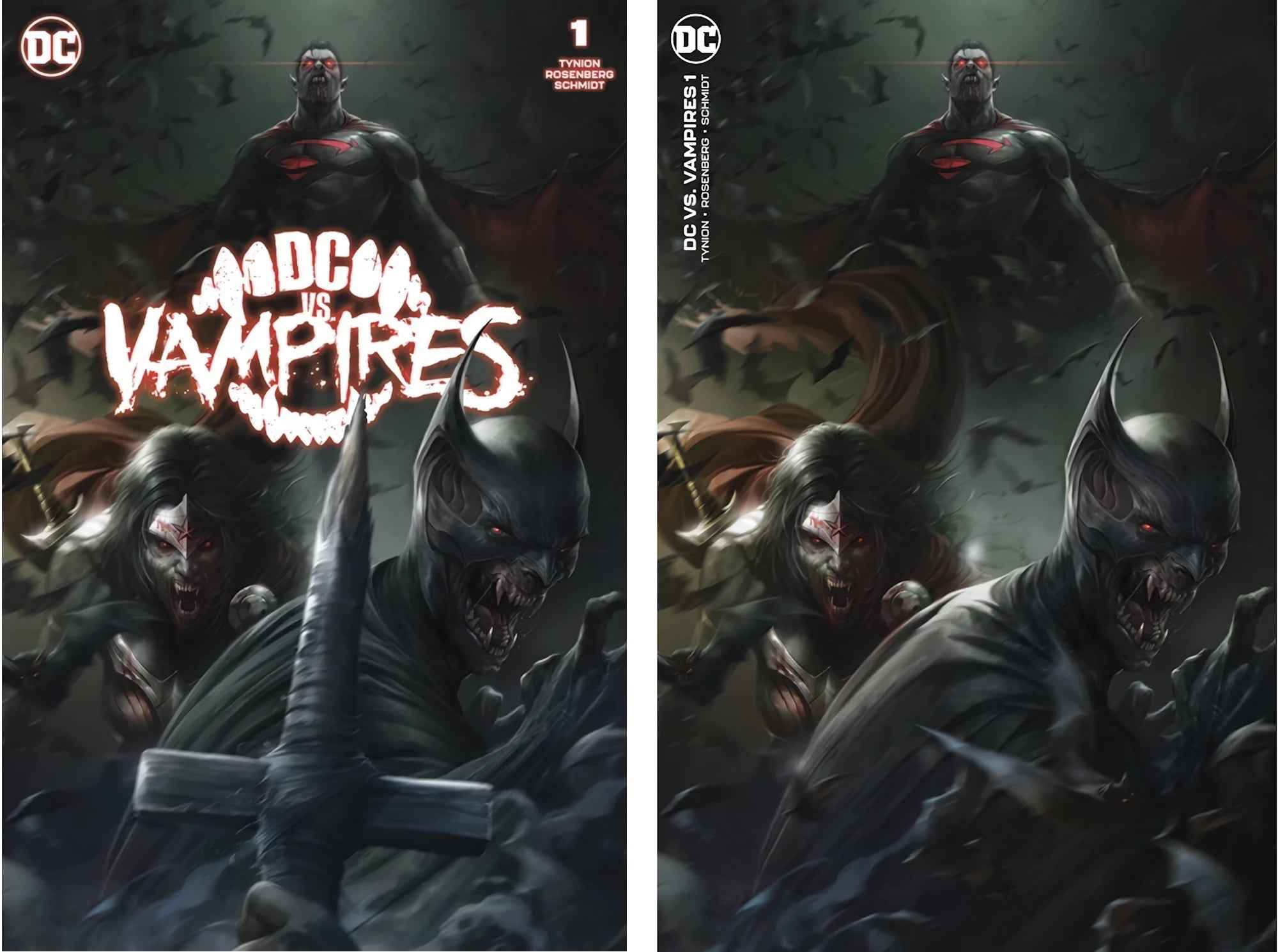 DC vs. VAMPIRES #1 (FRANCESCO MATTINA EXCLUSIVE TRADE/MINIMAL TRADE VARIANT SET) ~ DC Comics Main image