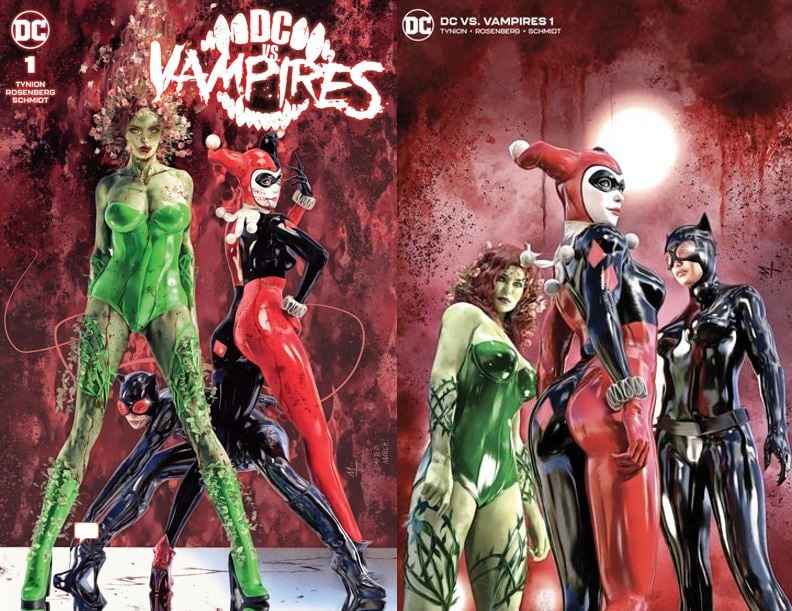 DC vs. VAMPIRES #1 (MARCO TURINI EXCLUSIVE TRADE/MINIMAL TRADE VARIANT SET) ~ DC Comics Main image