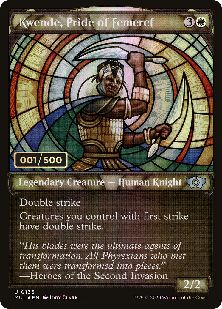Kwende, Pride of Femeref (MUL-135) - Multiverse Legends: (Showcase) Foil