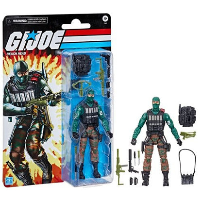 G.I. Joe Classified Series 6-Inch Action Figure - Select Figure(s) Retro Cardback Beach Head