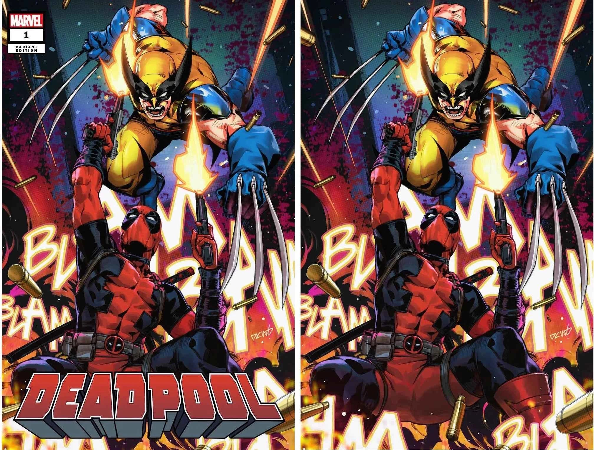 DEADPOOL #1 (DERRICK CHEW EXCLUSIVE WOLVERINE TRADE/VIRGIN VARIANT SET) Main image