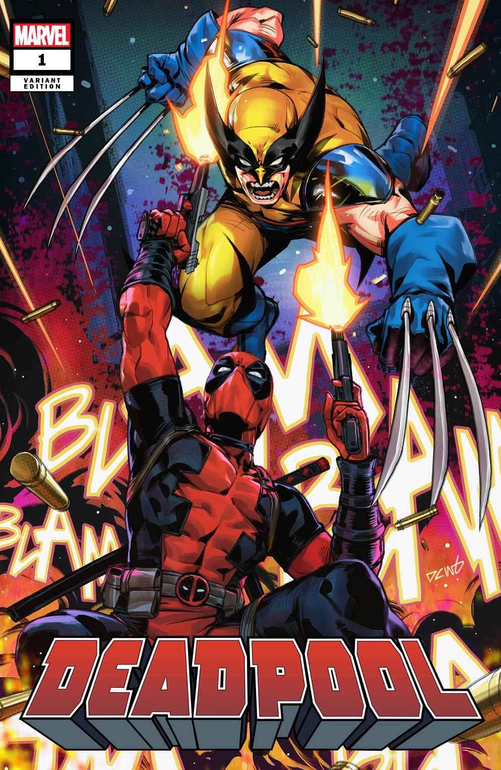 DEADPOOL #1 (DERRICK CHEW & MIKE MAYHEW EXCLUSIVE 4-PACK TRADE/VIRGIN VARIANT SET)