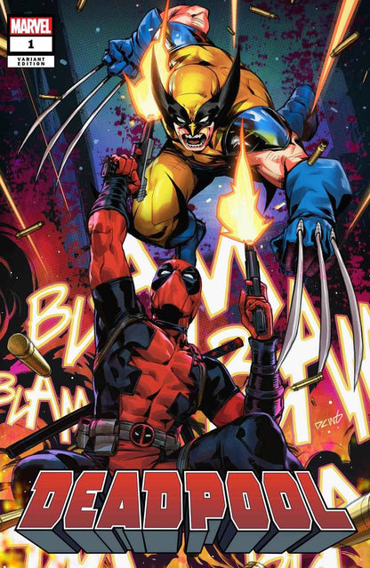 DEADPOOL #1 (DERRICK CHEW & MIKE MAYHEW EXCLUSIVE 4-PACK TRADE/VIRGIN VARIANT SET)