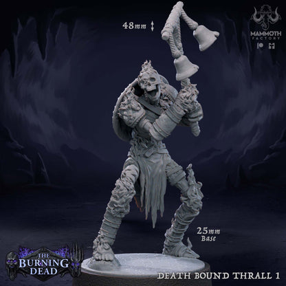 Death Bound Thrall: Sculpt 1 (Skeleton Musician, Regular or On Fire)