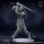 Death Bound Thrall: Sculpt 2 (Skeleton Warrior, Regular or On Fire)
