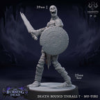 Death Bound Thrall: Sculpt 7 (Skeleton Warrior, Regular or On Fire)