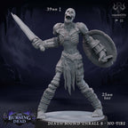 Death Bound Thrall: Sculpt 8 (Skeleton Warrior, Regular or On Fire)
