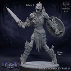 Death Bound Thrall: Sculpt 8 (Skeleton Warrior, Regular or On Fire)