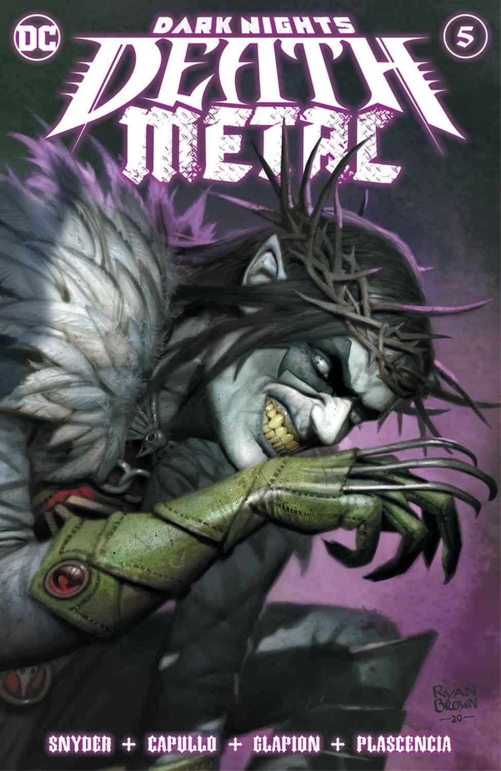 DARK NIGHTS: DEATH METAL #5 (RYAN BROWN EXCLUSIVE TRADE VARIANT) ~ DC Comics Main image