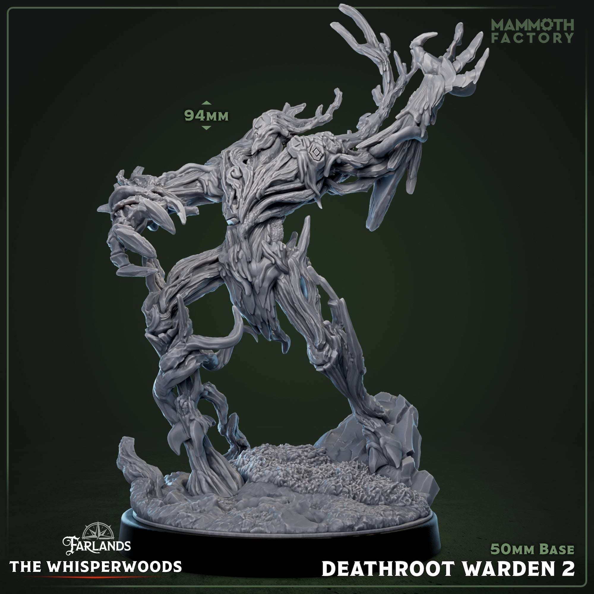 Deathroot Warden: Sculpt 2 (Forest Elemental / Treefolk)