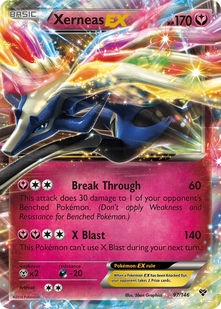 Xerneas EX (97/146) [XY: Base Set] Main image
