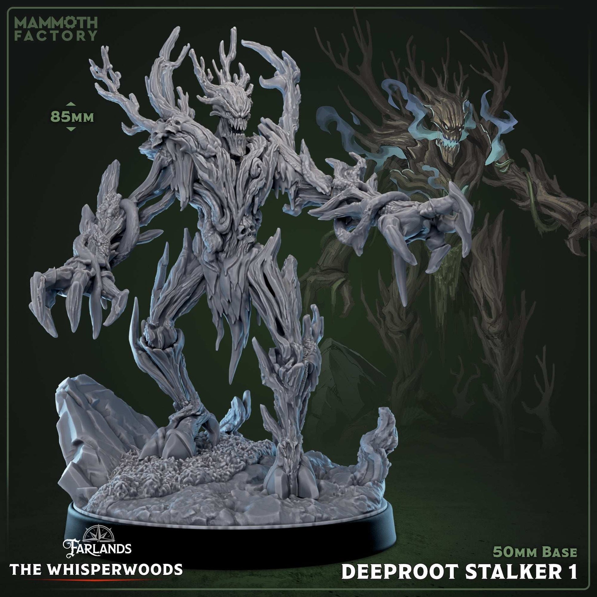 Deeproot Stalker: Sculpt 1 (Treefolk / Ent)