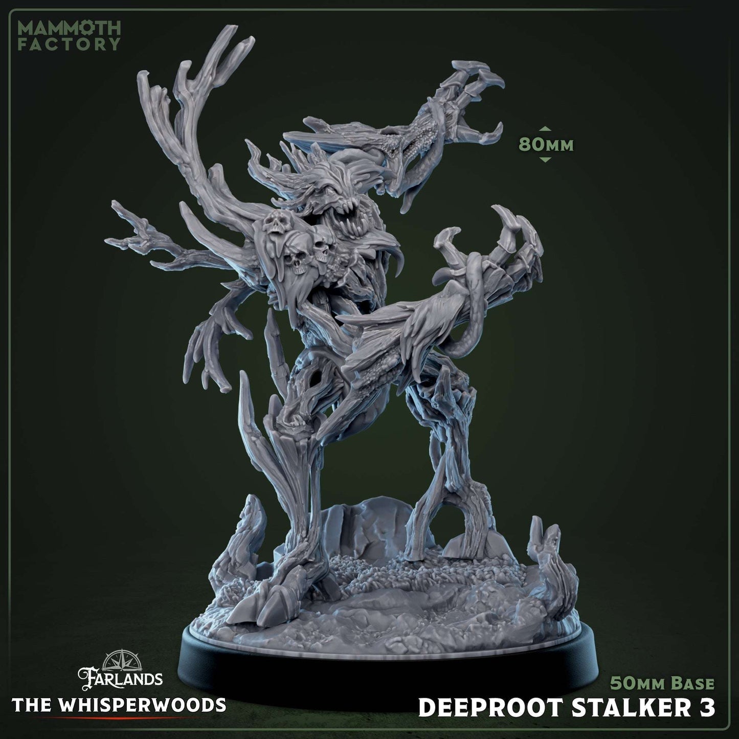 Deeproot Stalker: Sculpt 3 (Treefolk / Ent)