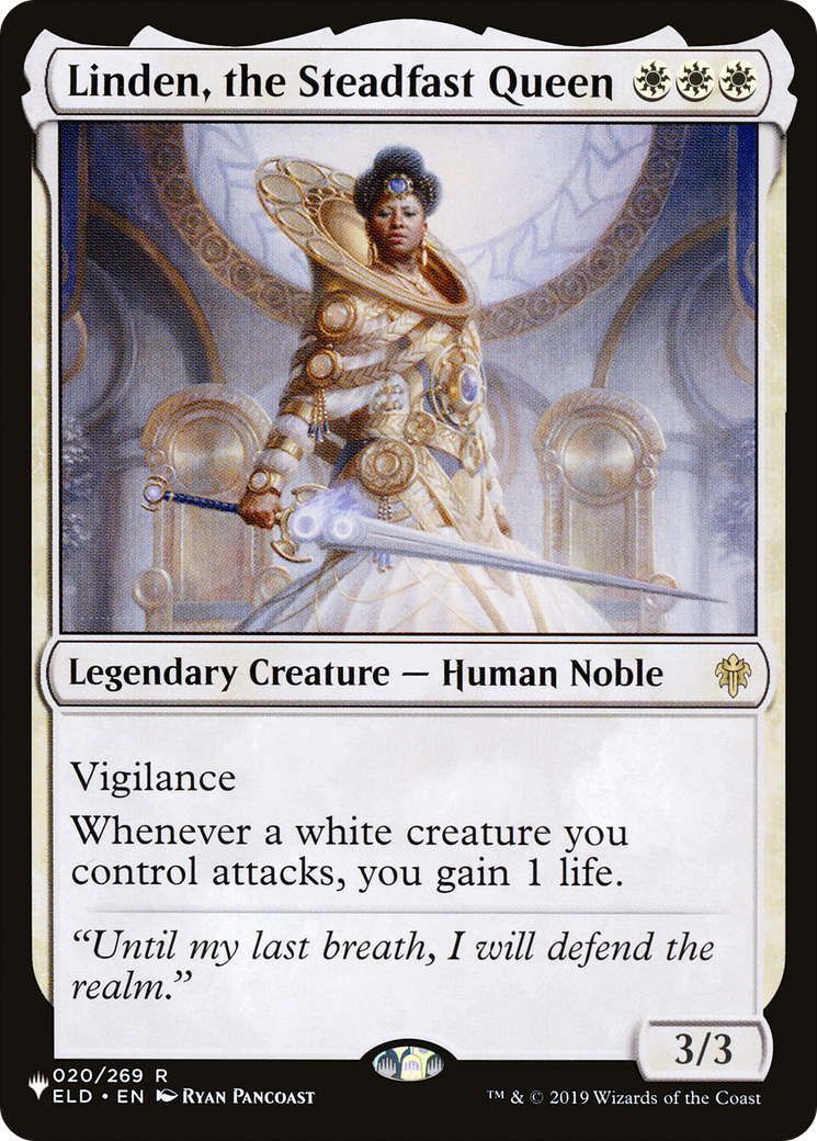 Linden, the Steadfast Queen (LIST-ELD-20) - The List
