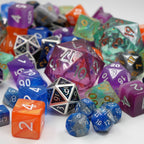 Mystery Stash - 7 Dice Set Bundle + 1 RPG Accessory - Collectors World Toys