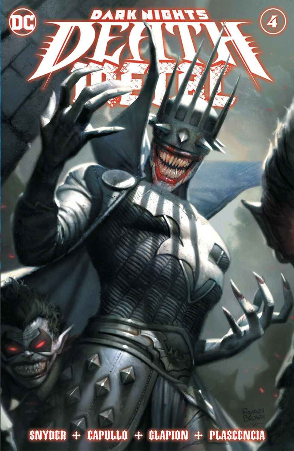 DARK NIGHTS: DEATH METAL #4 (RYAN BROWN EXCLUSIVE TRADE VARIANT) ~ DC Comics Main image
