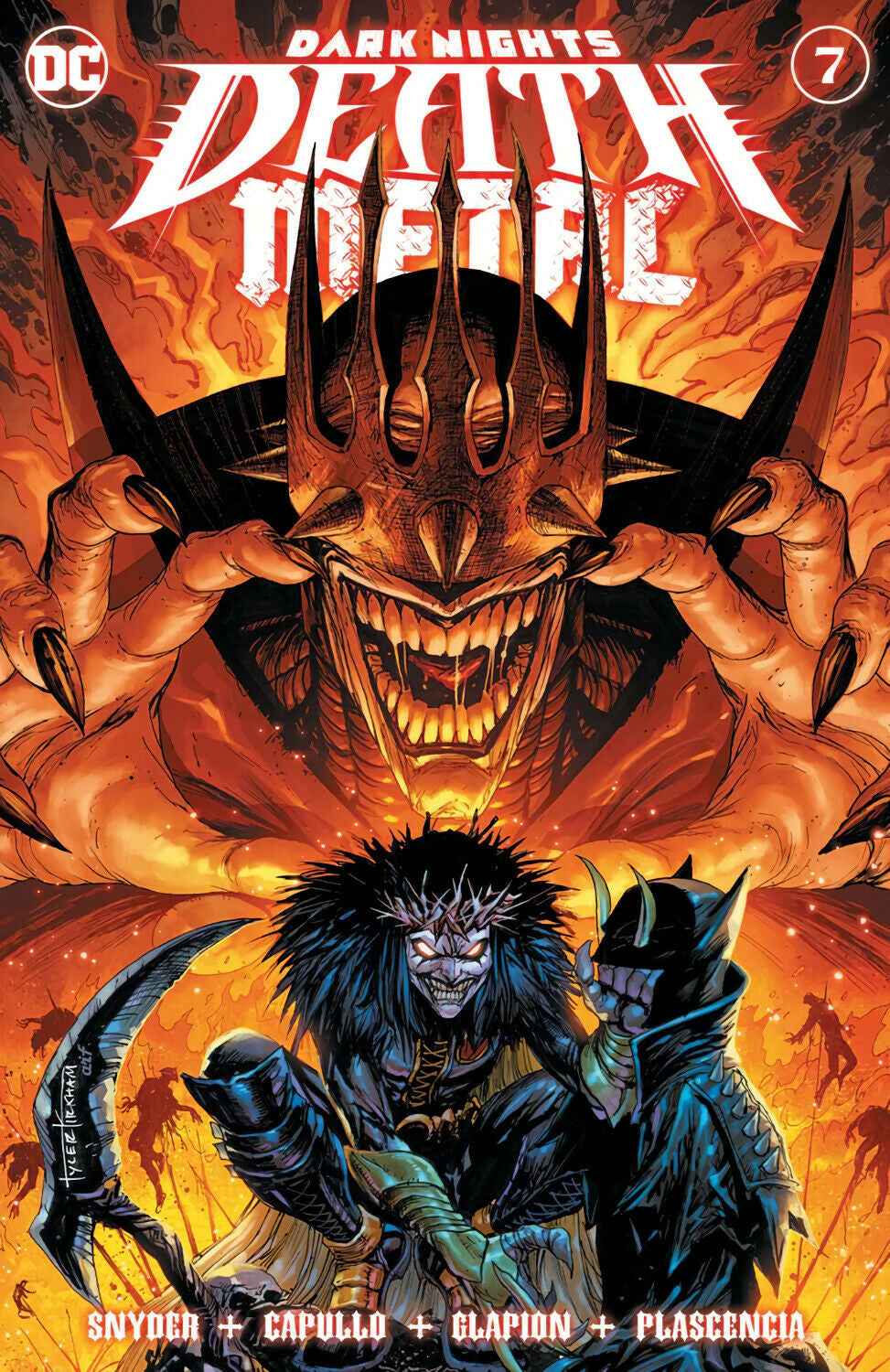 DARK NIGHTS: DEATH METAL #7 (TYLER KIRKHAM EXCLUSIVE TRADE VARIANT) ~ DC Comics PRE SALE Main image