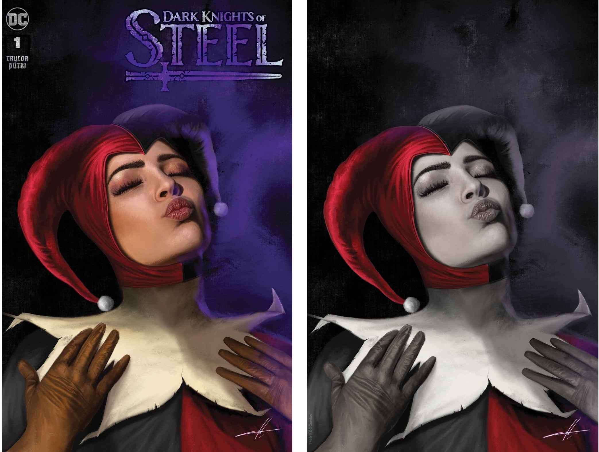 DARK KNIGHTS OF STEEL #1 (CARLA COHEN EXCLUSIVE VARIANT A,B SET) ~ DC Comics Main image