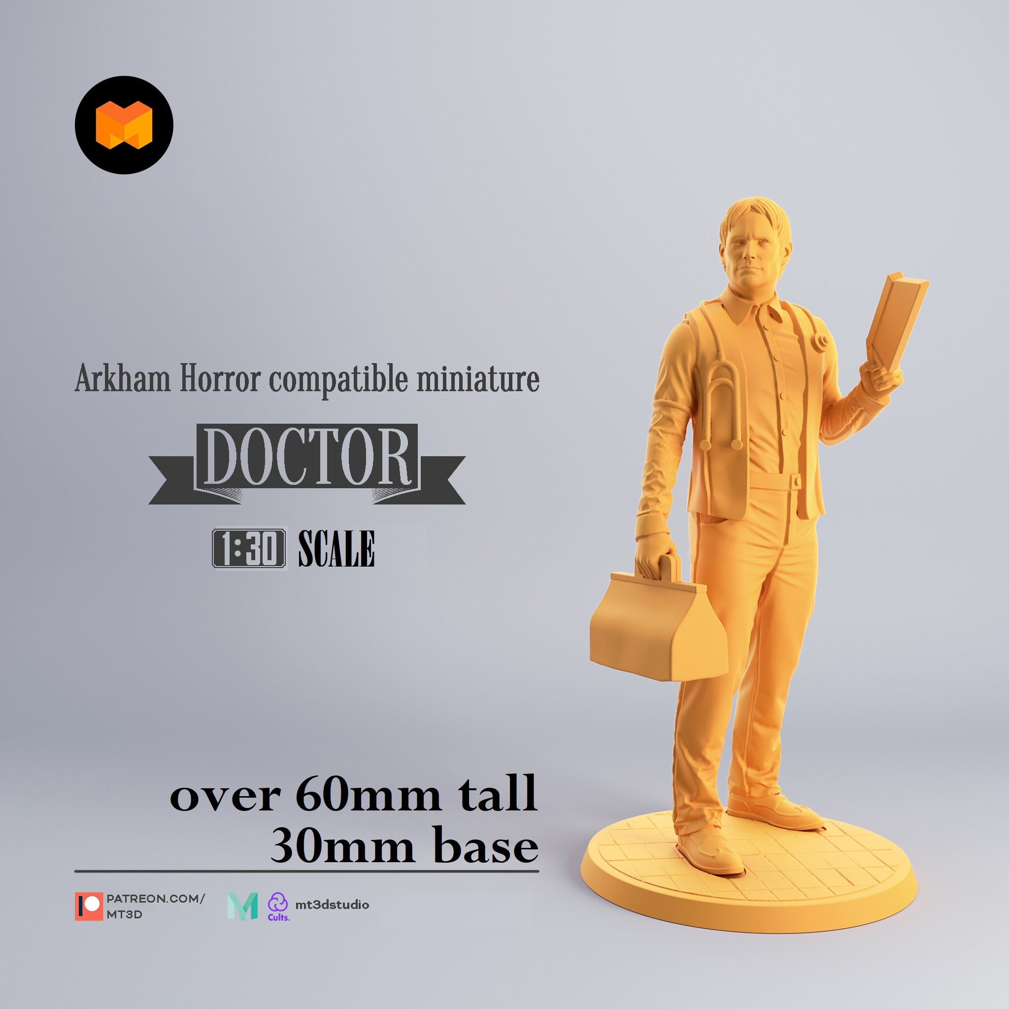 Arkham Compatible Investigator: The Doctor (Vincent Lee) Main image