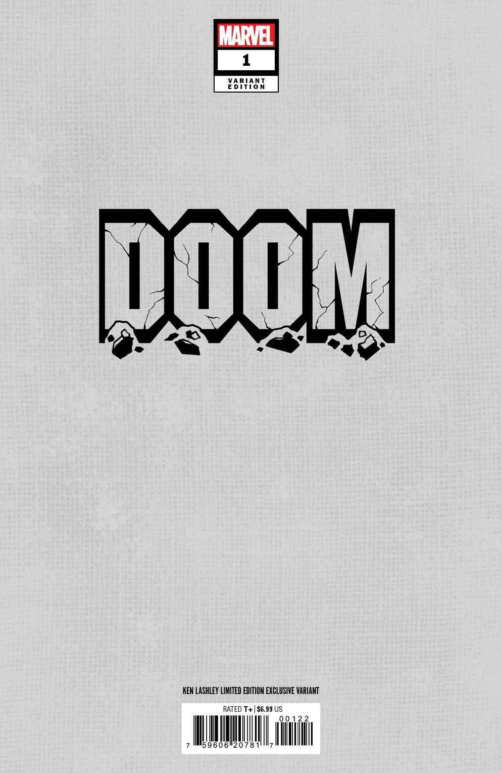 DOOM #1 (KEN LASHLEY EXCLUSIVE CARNAGE USA HOMAGE VIRGIN VARIANT) COMIC BOOK