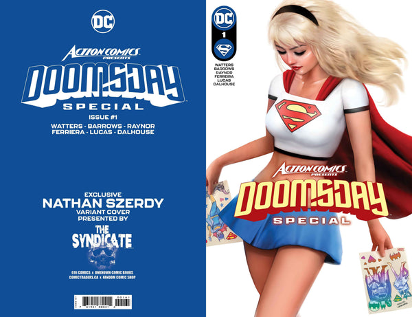 ACTION COMICS PRESENTS: DOOMSDAY SPECIAL #1 (NATHAN SZERDY EXCLUSIVE TRADE/VIRGIN VARIANT SET)