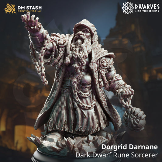 Dorgrid Darnane, Dark Dwarf Rune Sorcerer