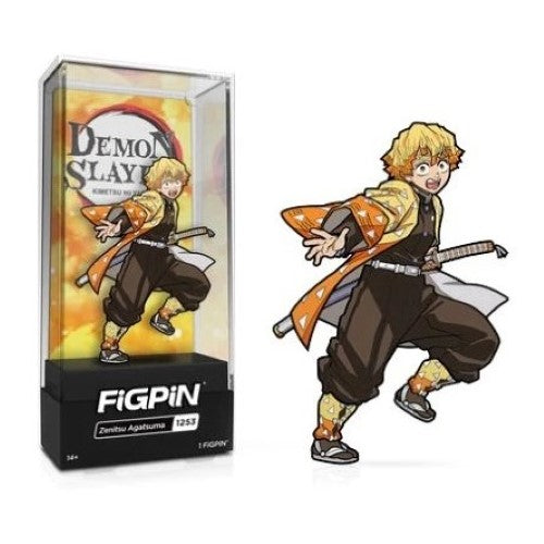 FiGPiN Enamel Pin - Demon Slayer - Select Figure(s) #1253 - Zenitsu Agatsuma