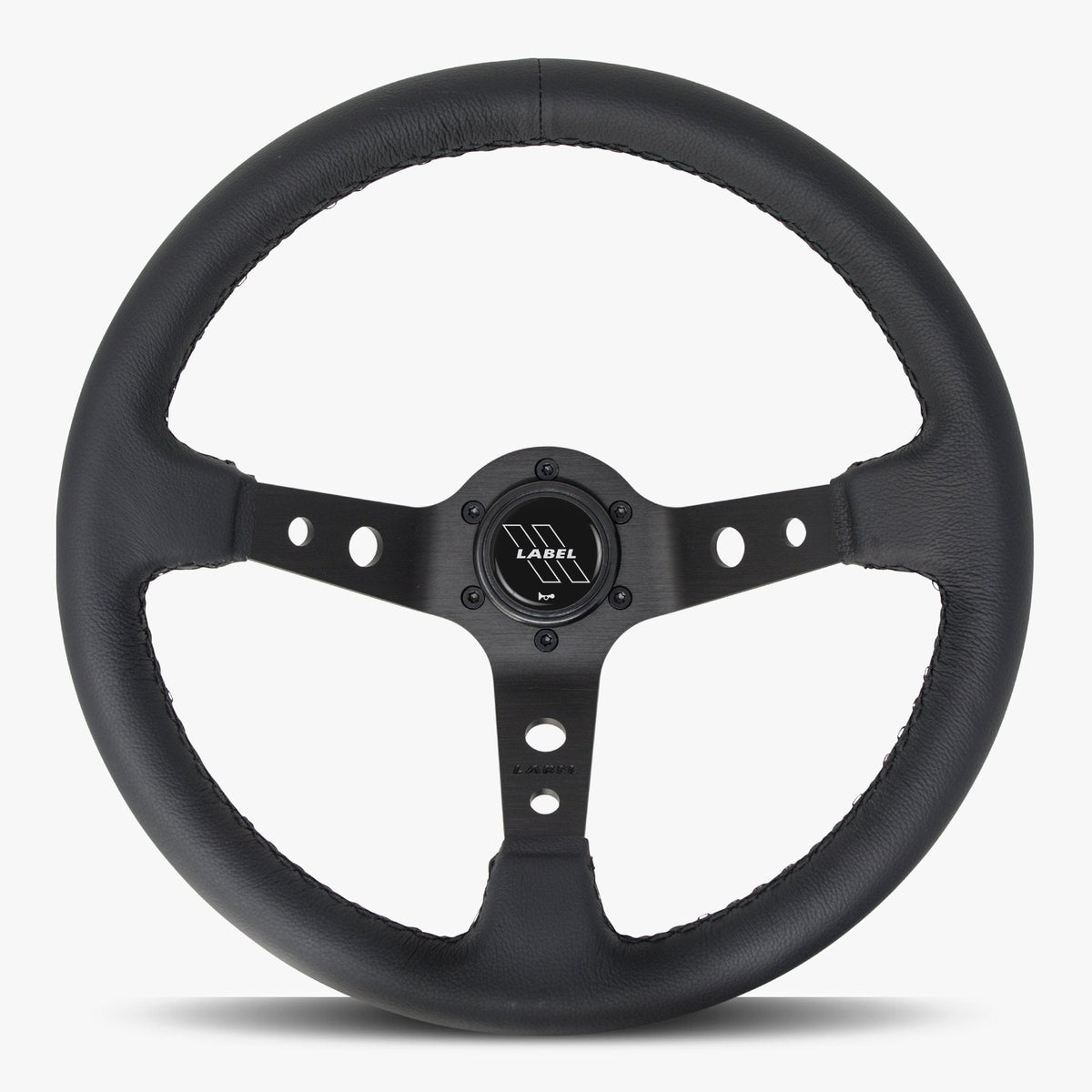 The Daytona | Black Leather | Black Spoke | Black Stitch
