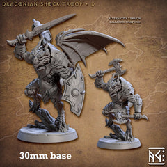 Draconian Shock Troop: Sculpt D (Male Dragonborn Soldier)