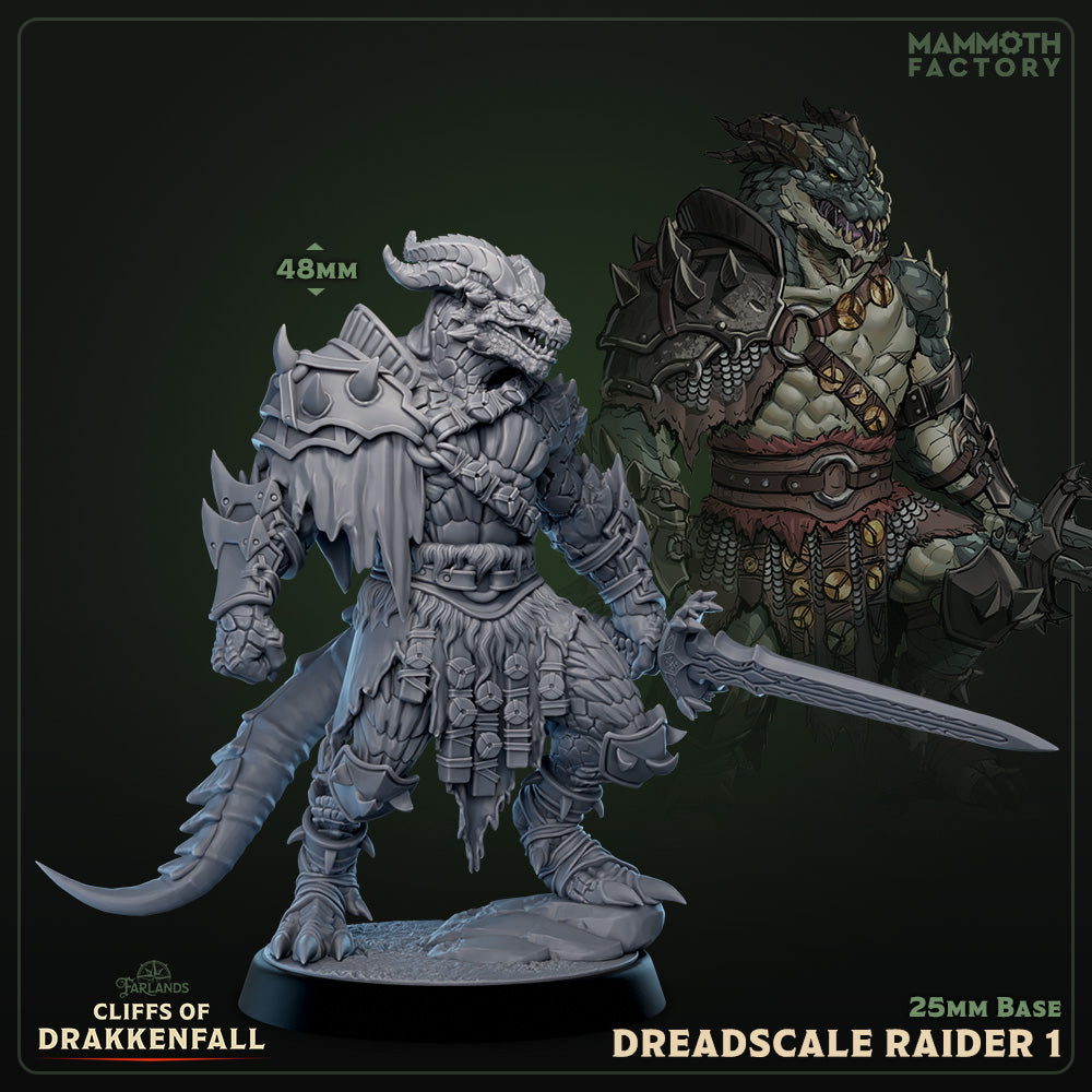 Dreadscale Raider: Sculpt 1 (Male Dragonborn Fighter) Main image