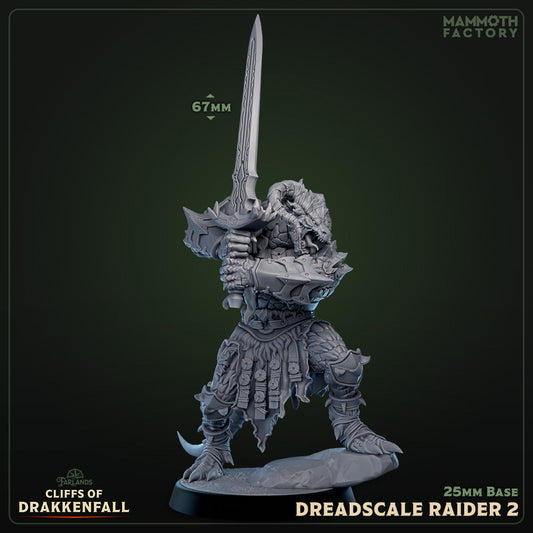 Dreadscale Raider: Sculpt 2 (Male Dragonborn Barbarian)