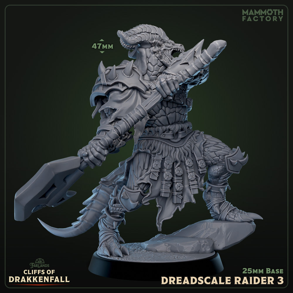 Dreadscale Raider: Sculpt 3 (Male Dragonborn Barbarian) Main image