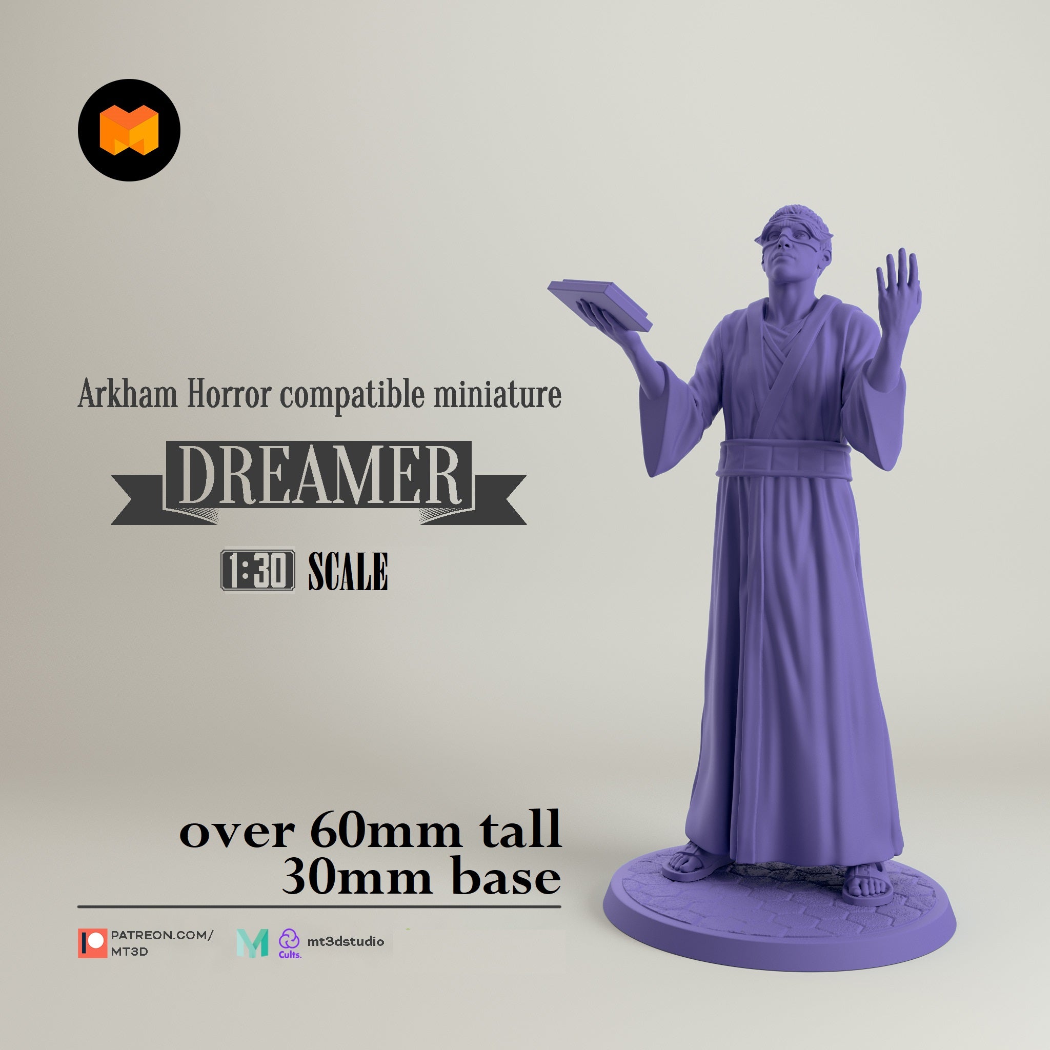 Arkham Compatible Investigator: The Dreamer (Luke Robinson) Main image