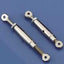 1/4 Scale Turnbuckles,1/16" (1.5mm) Eye & 4-40 Threaded