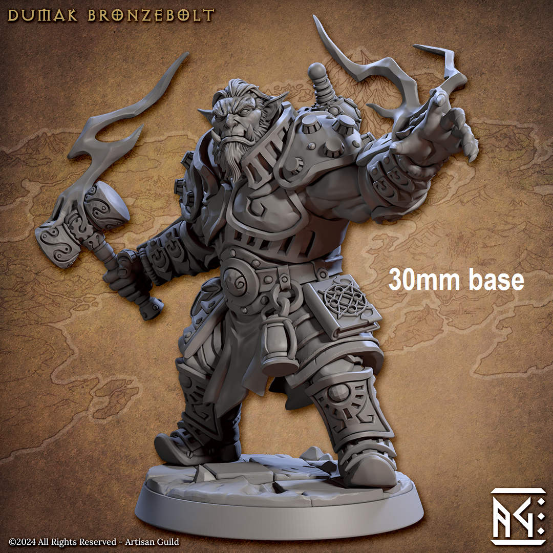Dumak Bronzebolt (Male Bugbear Sorcerer) Main image