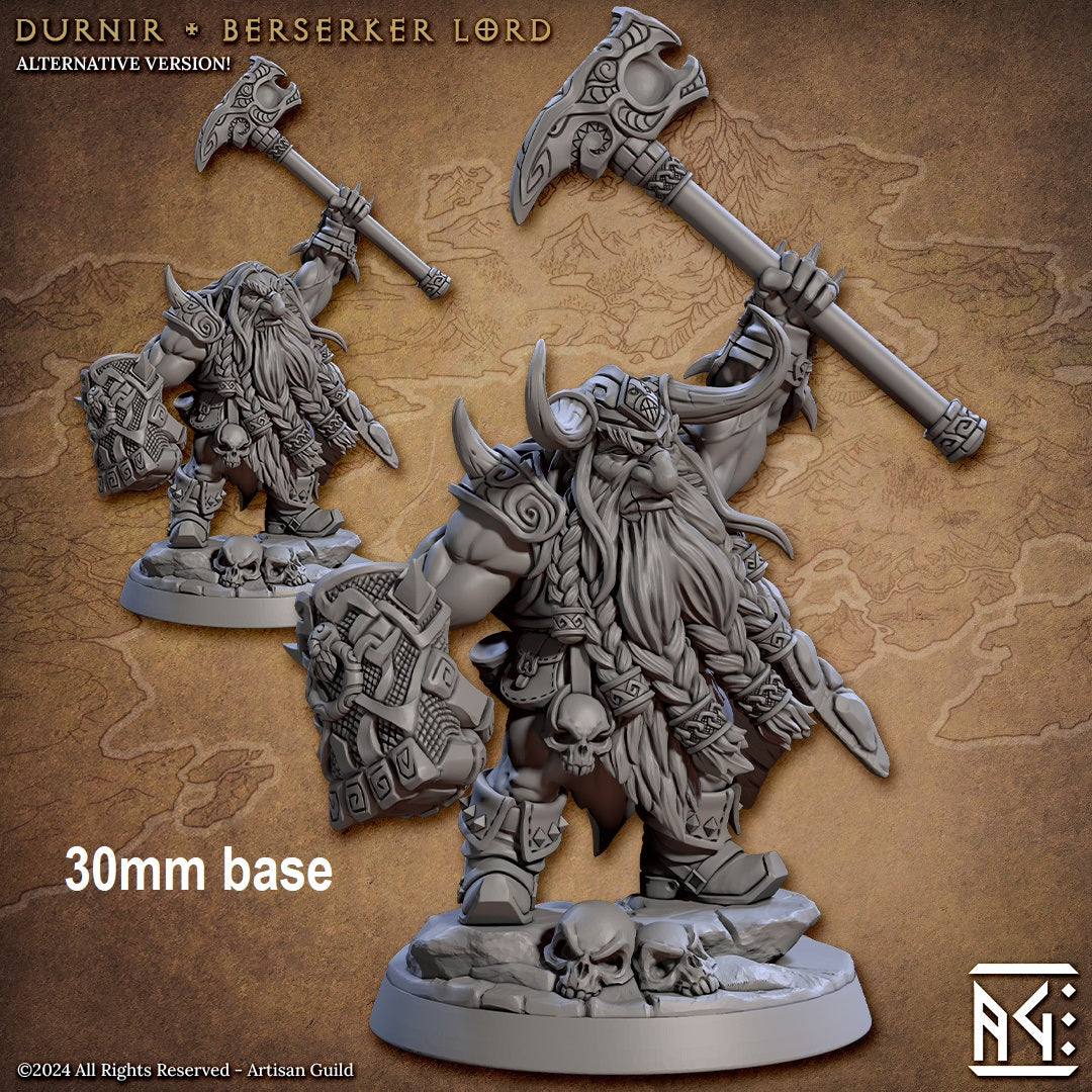 Durnir, Berserker Lord (Male Dwarf Warlord) Main image