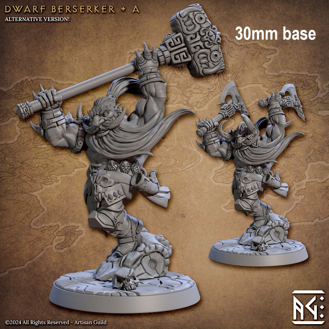 Dwarf Berserker (Base Sculpt A) Main image