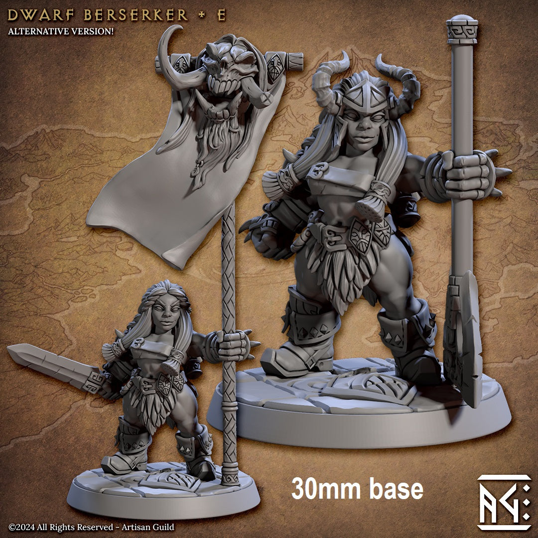 Dwarf Berserker (Base Sculpt E) Main image