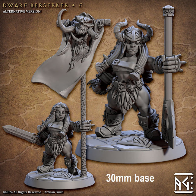 Dwarf Berserker (Base Sculpt E) Hover Image